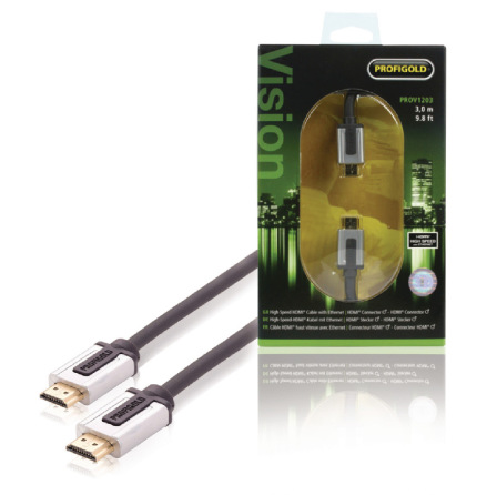 HDMI kabel 3 m rak-rak Profigold